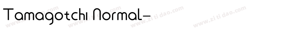 Tamagotchi Normal字体转换
